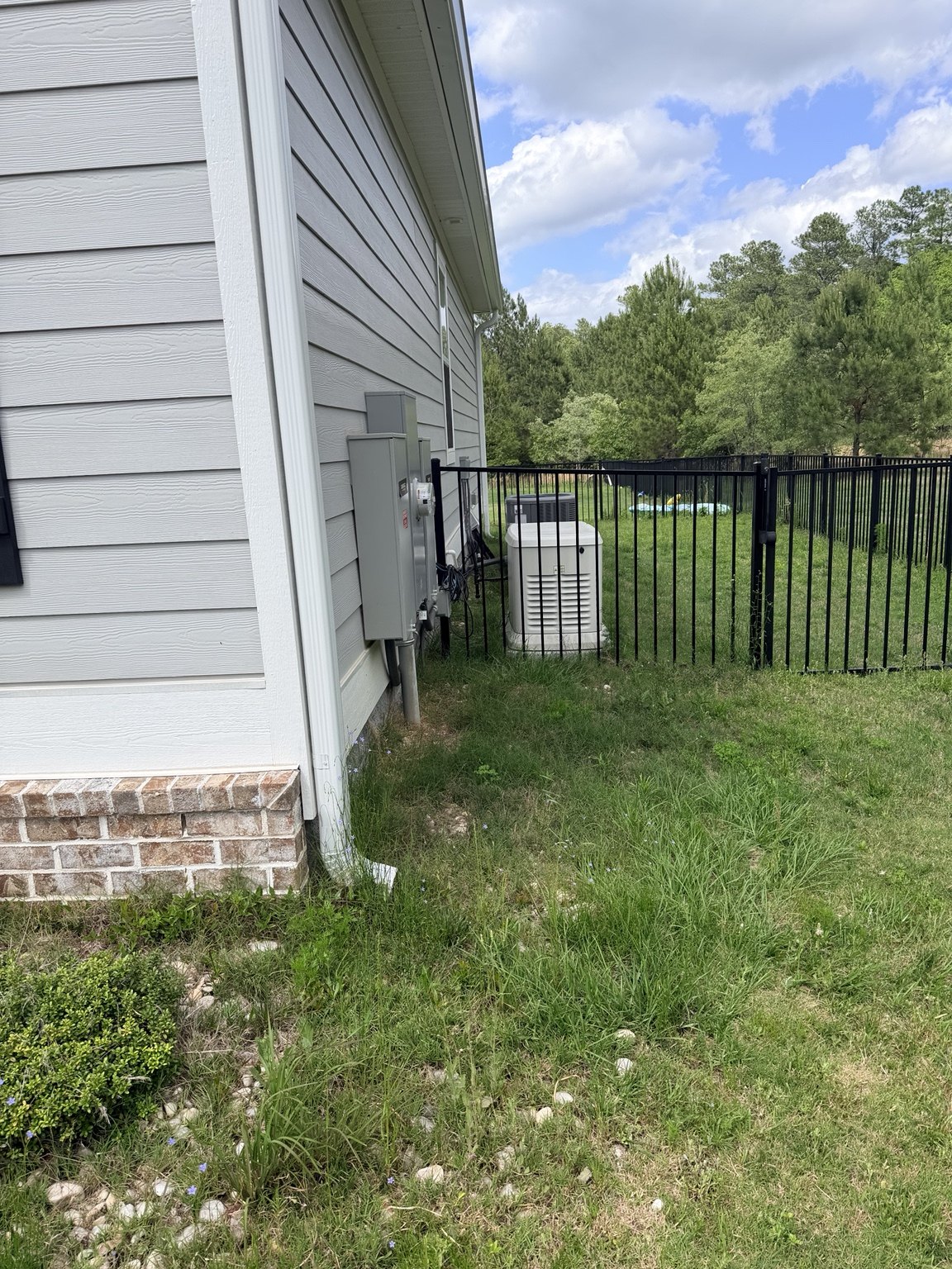 Finished landscape bed